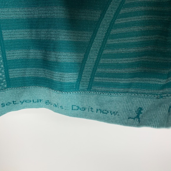 lululemon athletica Teal Striped Long Sleeve Top - Picture 8 of 13